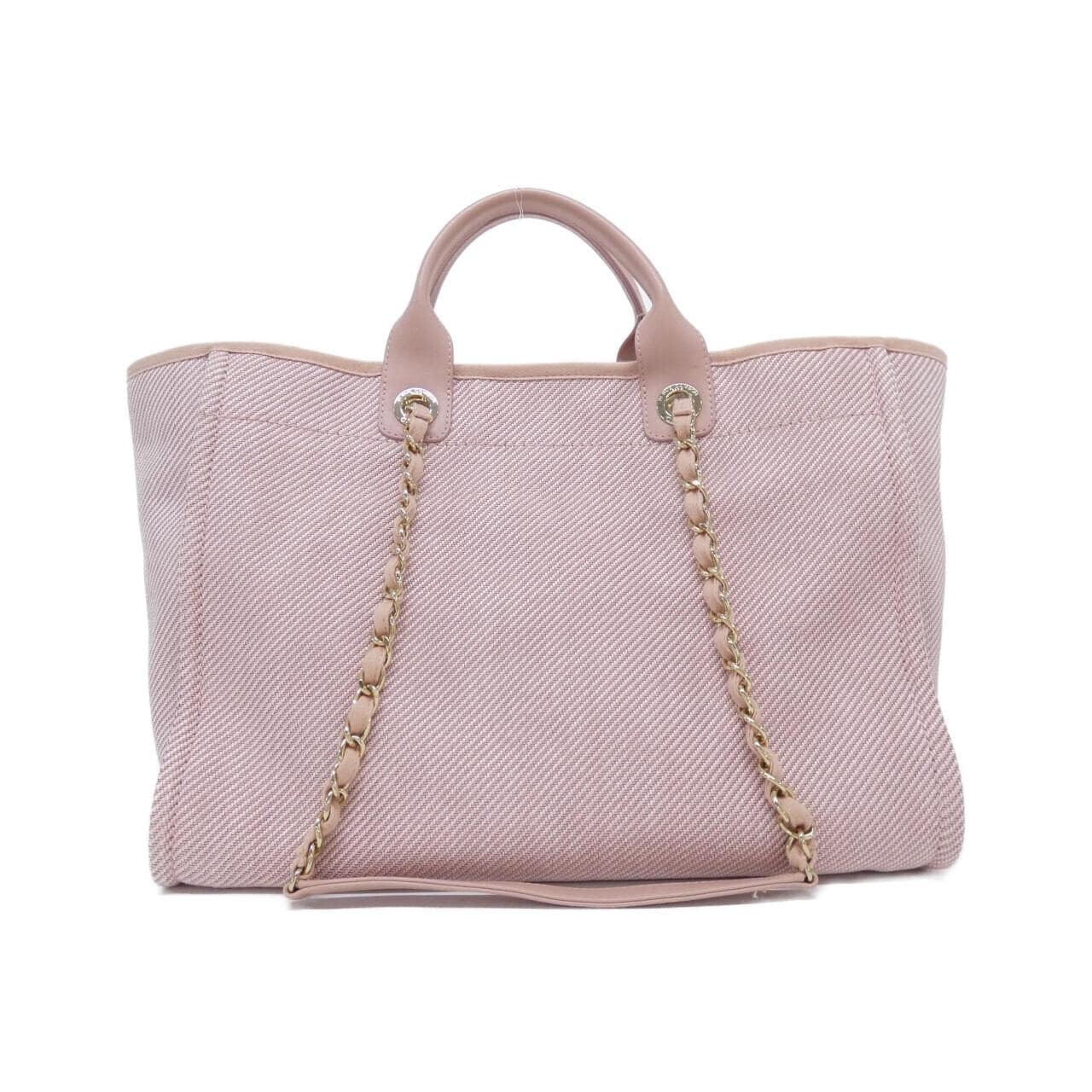 CHANEL Deauville 66941 手提包 帆布 2