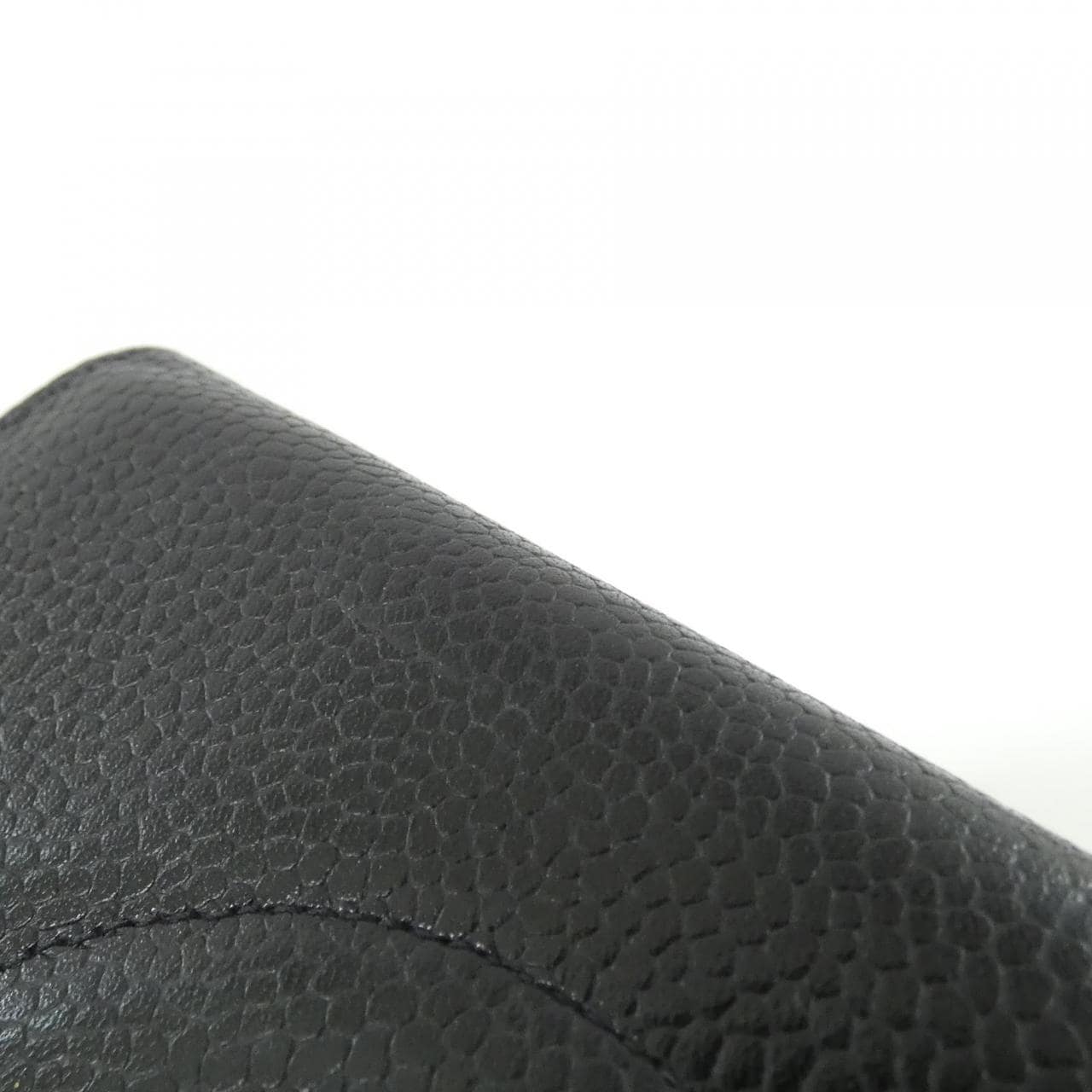 CHANEL 01429 銀包 魚子醬皮 4