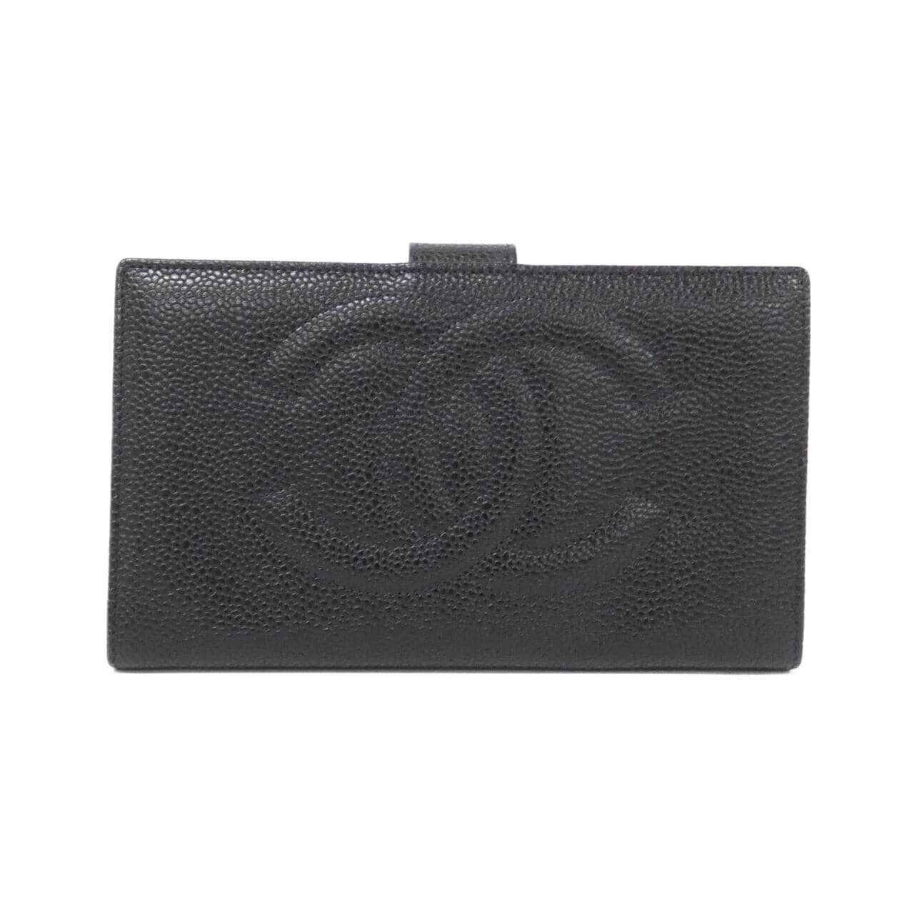 CHANEL 01429 銀包 魚子醬皮