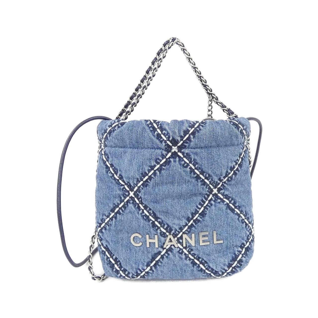 CHANEL Chanel 22 AS3980 手提包 牛仔布