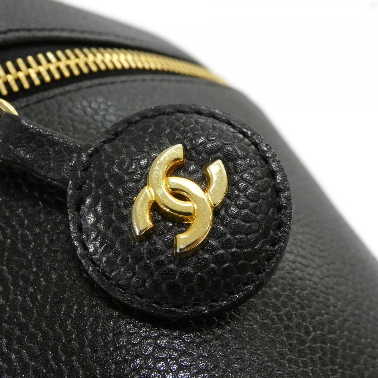 CHANEL 1998 Handbag Grained Calfskin 5
