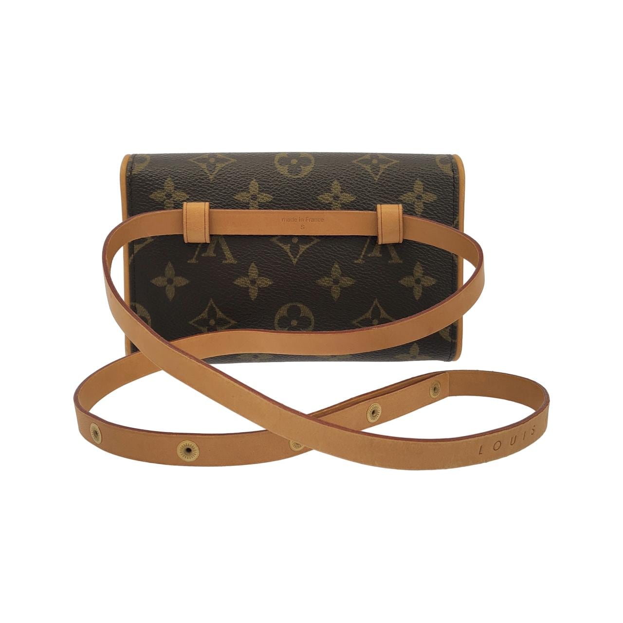 LOUIS VUITTON Pochette M51855+M67304 Belt Monogram 2