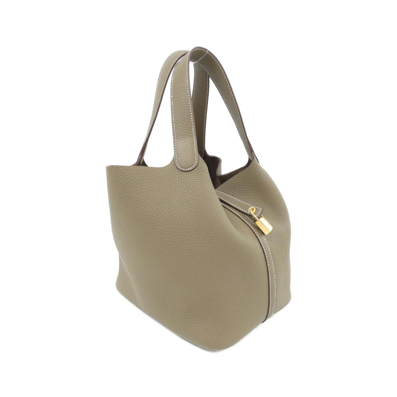 HERMES Picotin 060991CC Handbag Clemence
