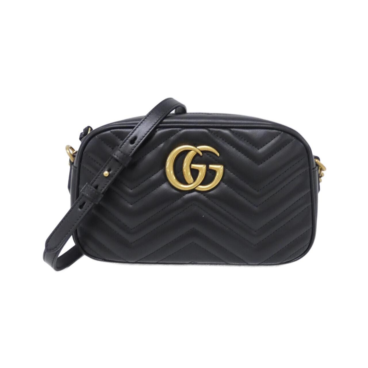 GUCCI Marmont 447632 DTD1T Shoulder Leather