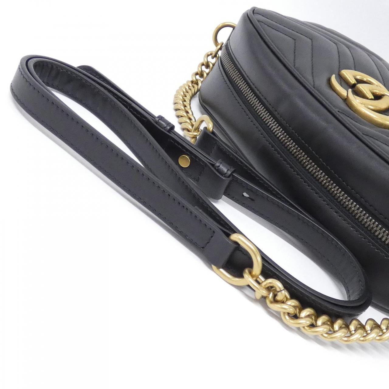 GUCCI Marmont 447632 DTD1T Shoulder Leather 5