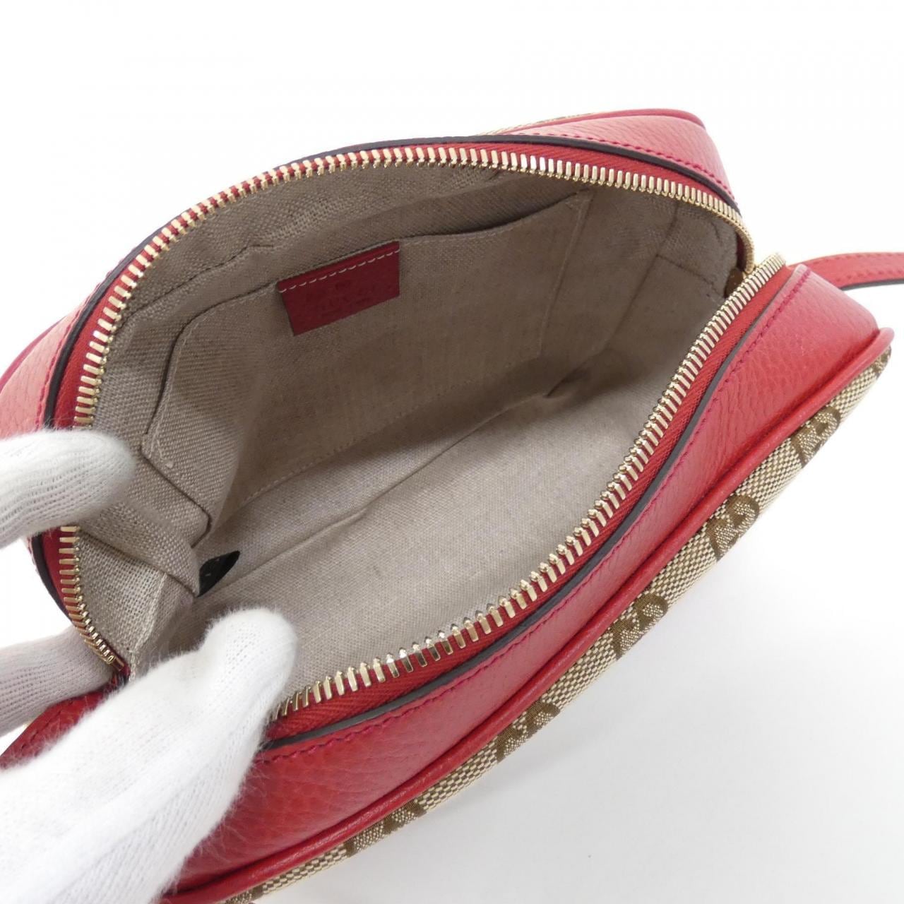 GUCCI GG Supreme 449413 KY9LG 肩背包 帆布 5