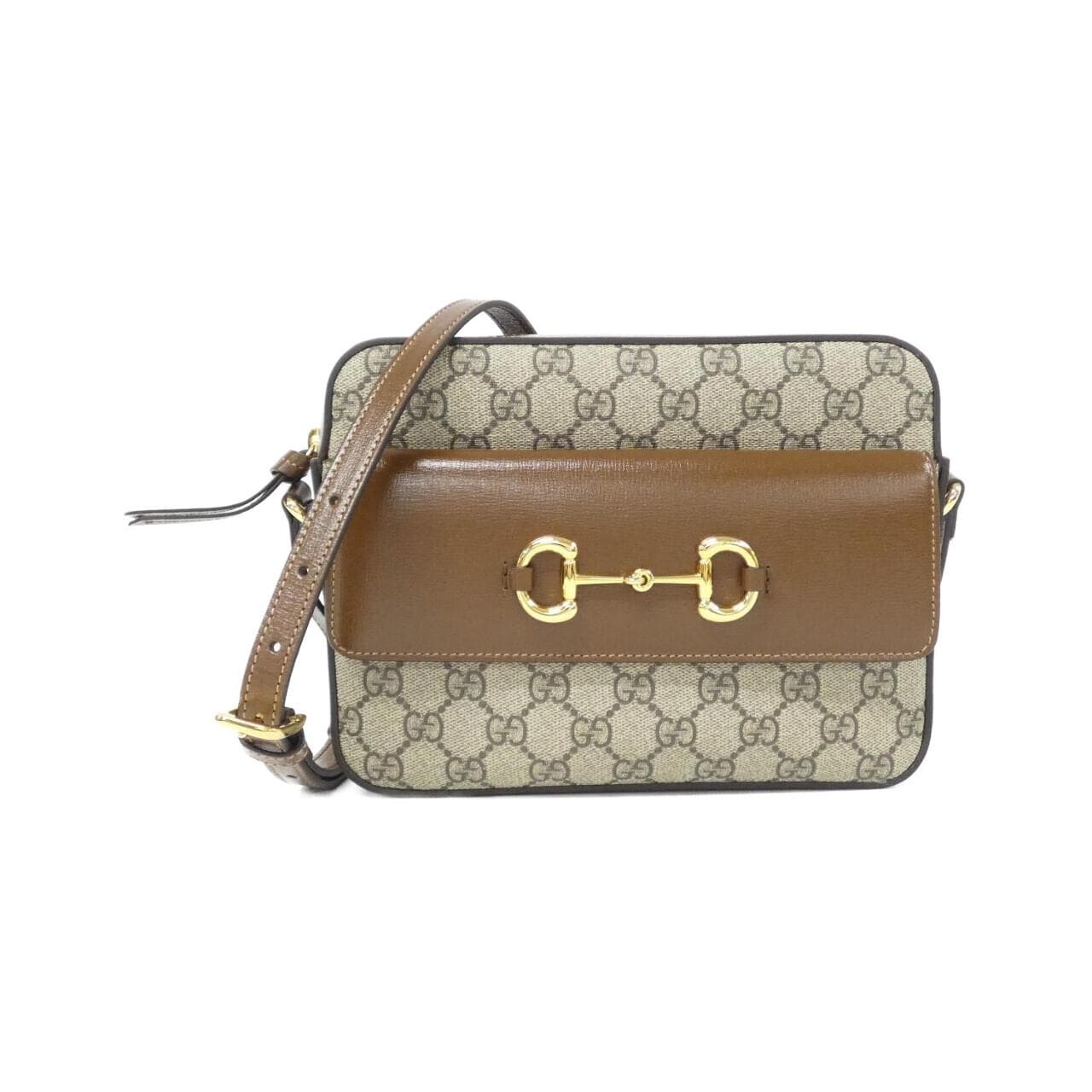 GUCCI Horsebit 1955 645454 92TCG 肩背包 帆布