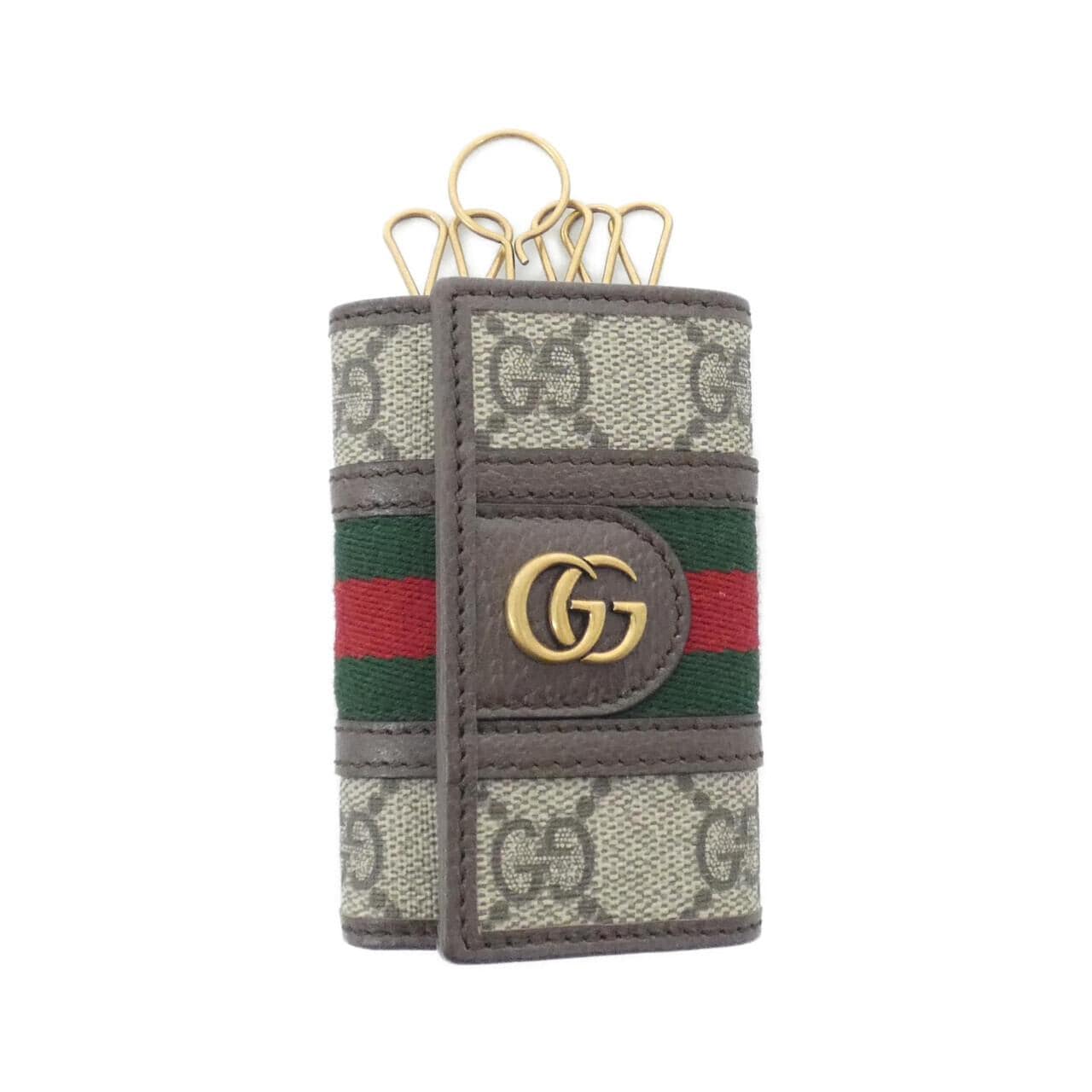 GUCCI 603732 96IWT 鎖匙包 帆布