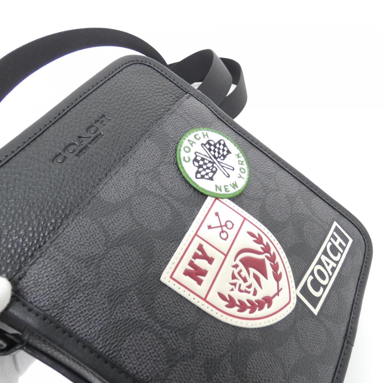 COACH CAT79 肩背包 帆布 4