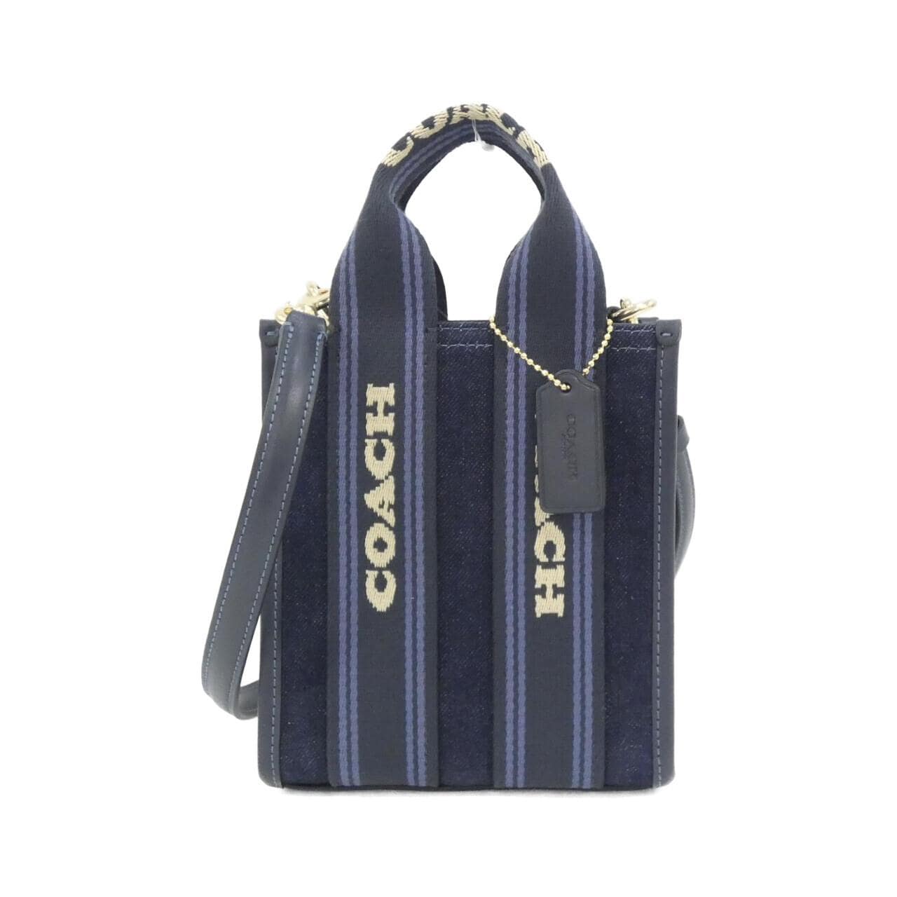COACH CCL74 Handbag Denim