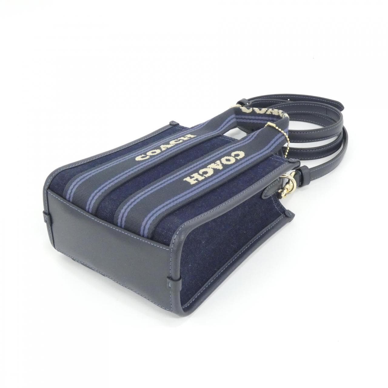COACH CCL74 Handbag Denim 2
