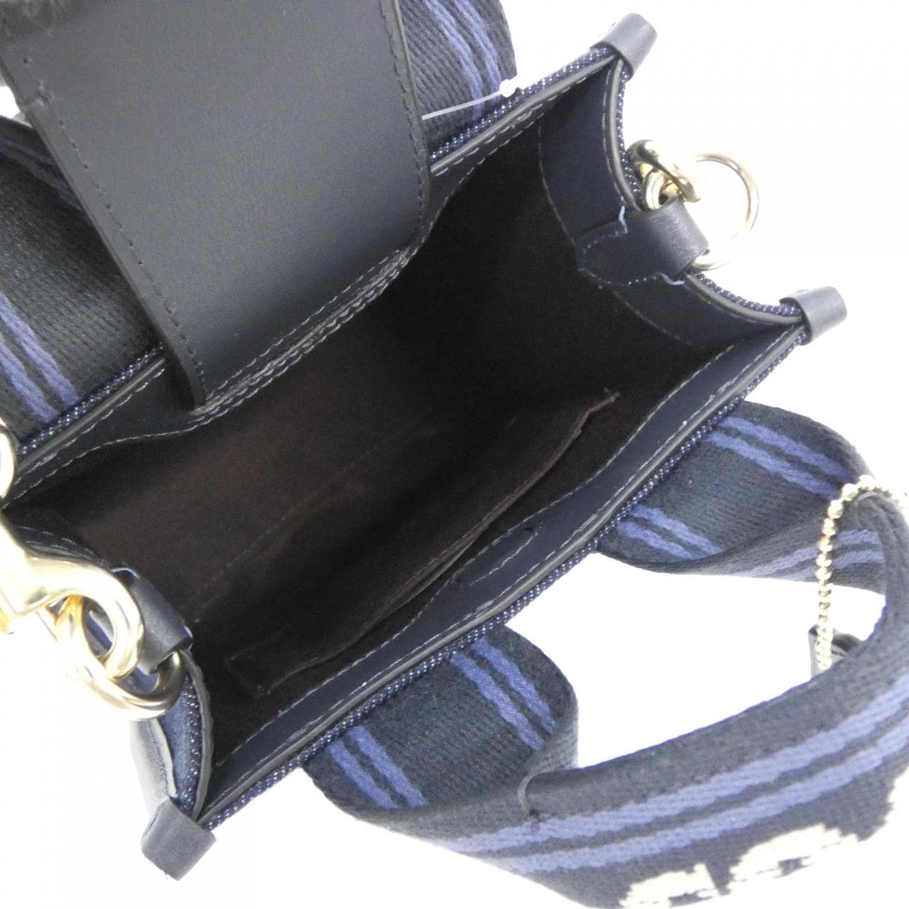COACH CCL74 Handbag Denim 5