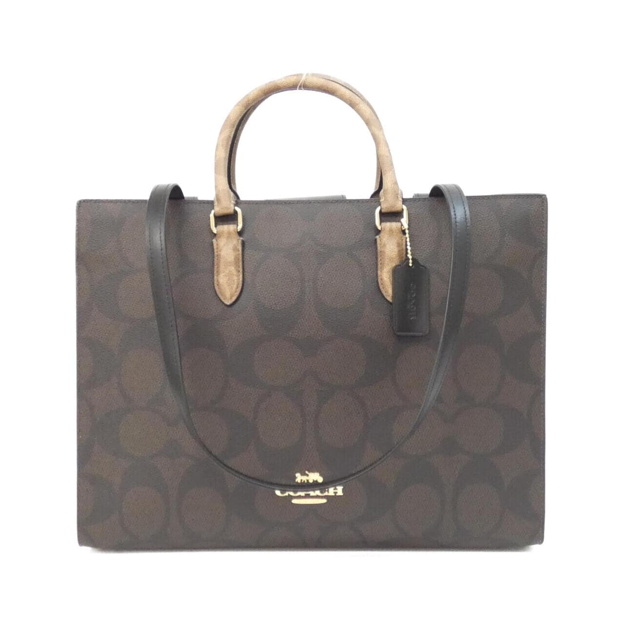 COACH CY677 手提包 帆布