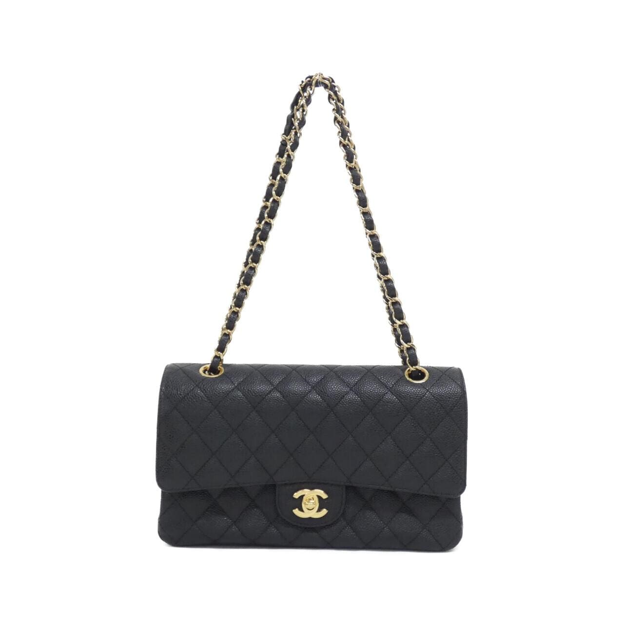 CHANEL Matelasse 1112 Shoulder Grained Calfskin