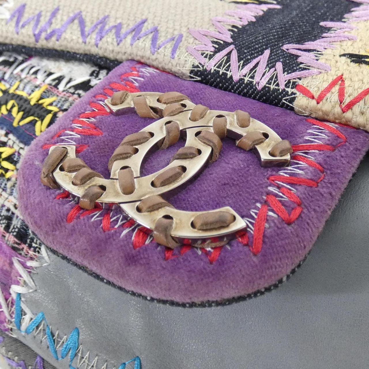CHANEL 49129 肩背包 帆布 4