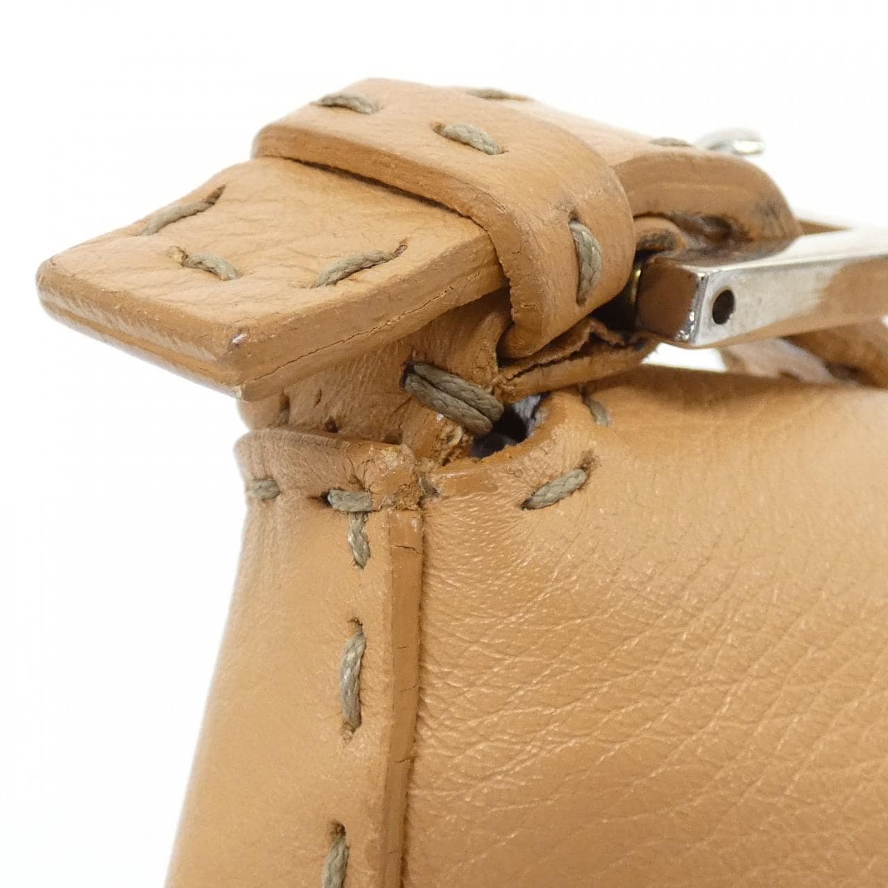 FENDI Baguette 8BR101 Shoulder Leather 4