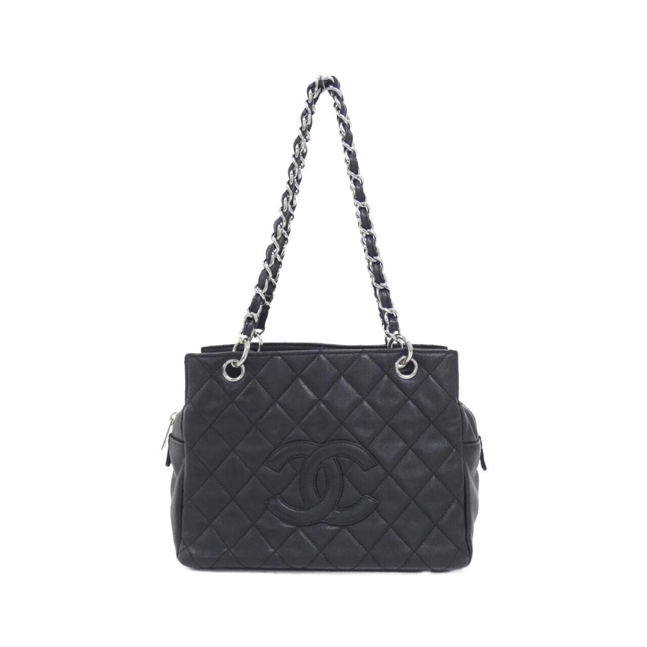 CHANEL 18004 Shoulder Grained Calfskin