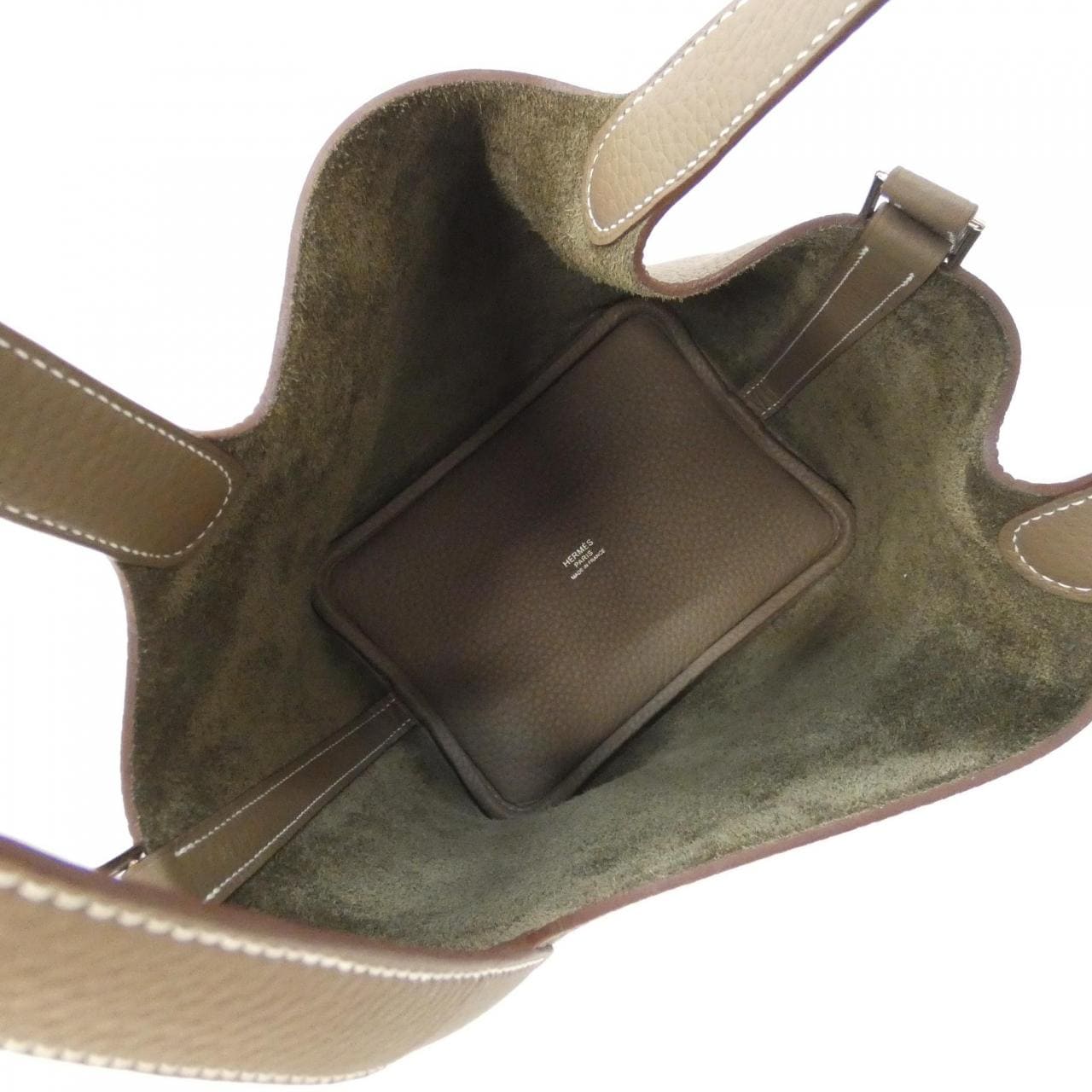 HERMES Picotin 056289CK Handbag Clemence 5