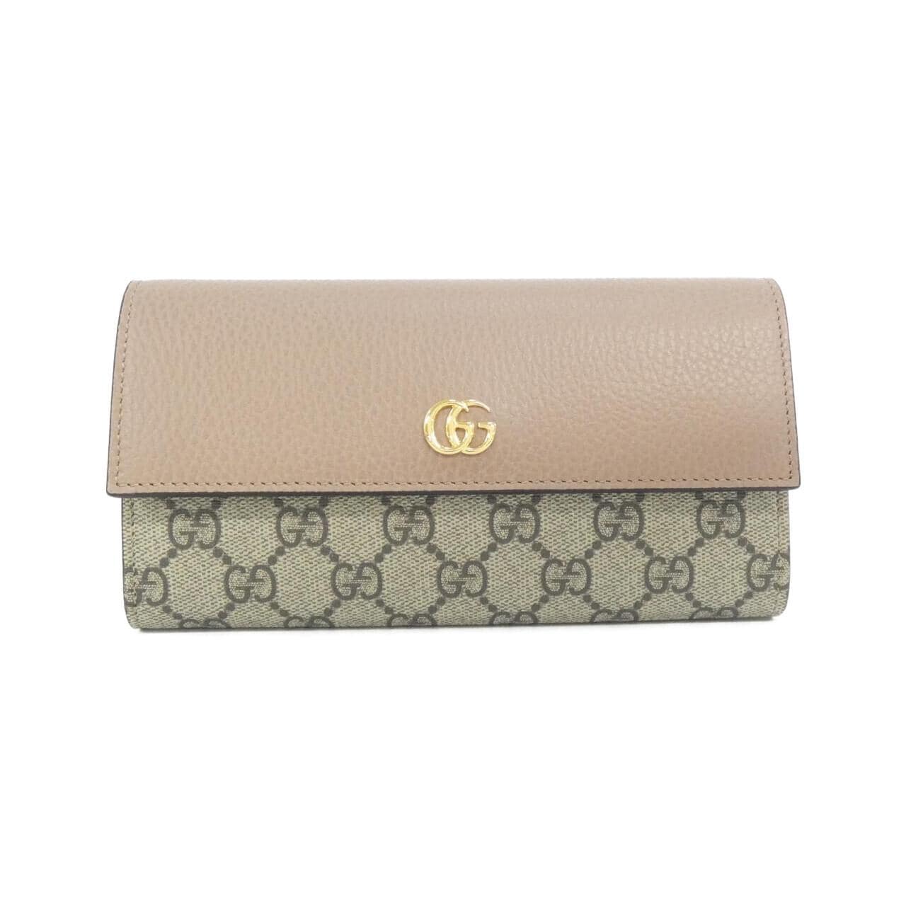 GUCCI 456116 17WAG 銀包 帆布