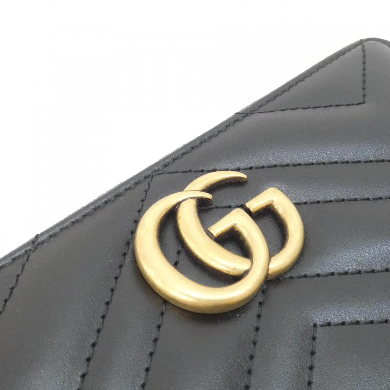 GUCCI Marmont 443123 DTD1T 銀包 皮革 4