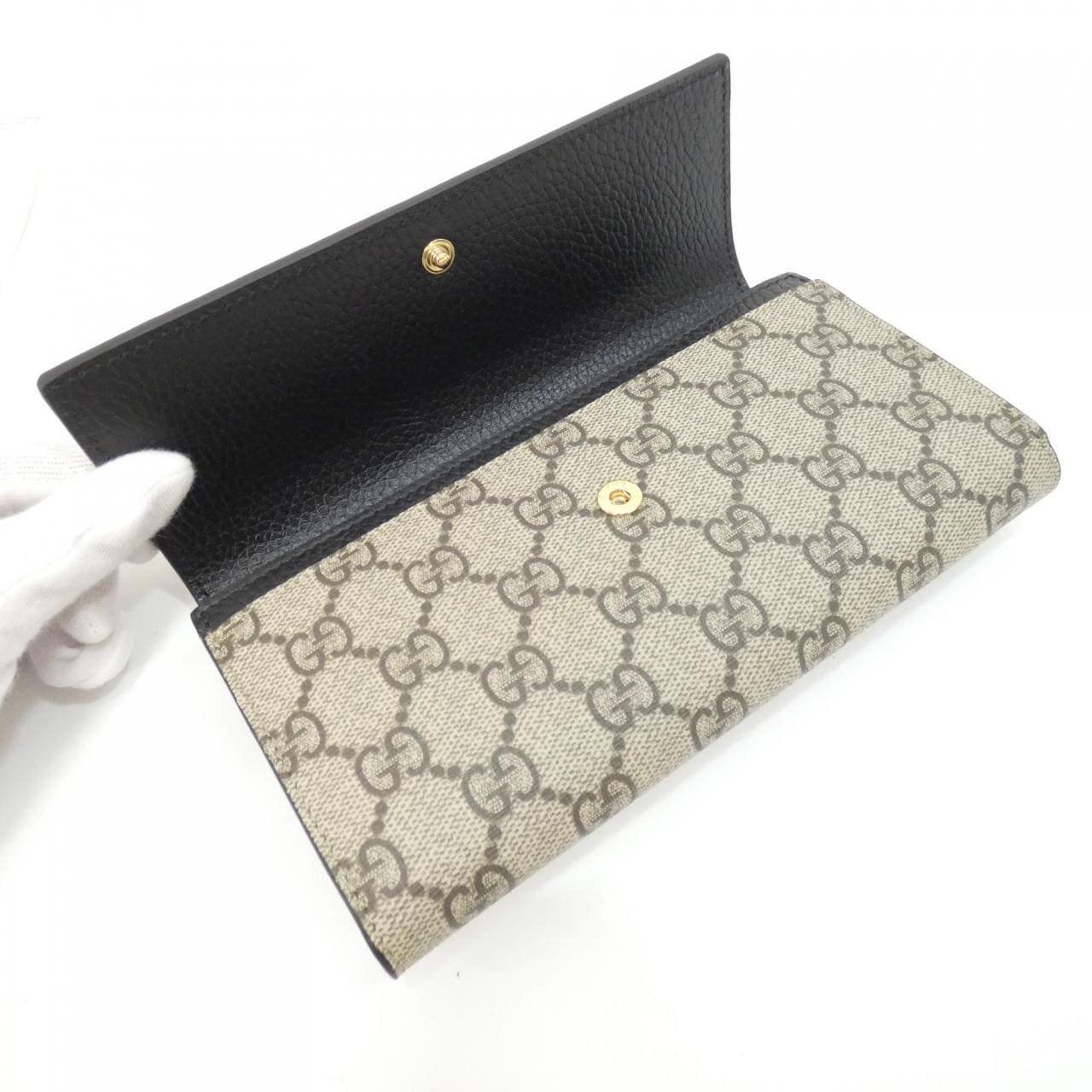 GUCCI 456116 17WAG 銀包 帆布 4
