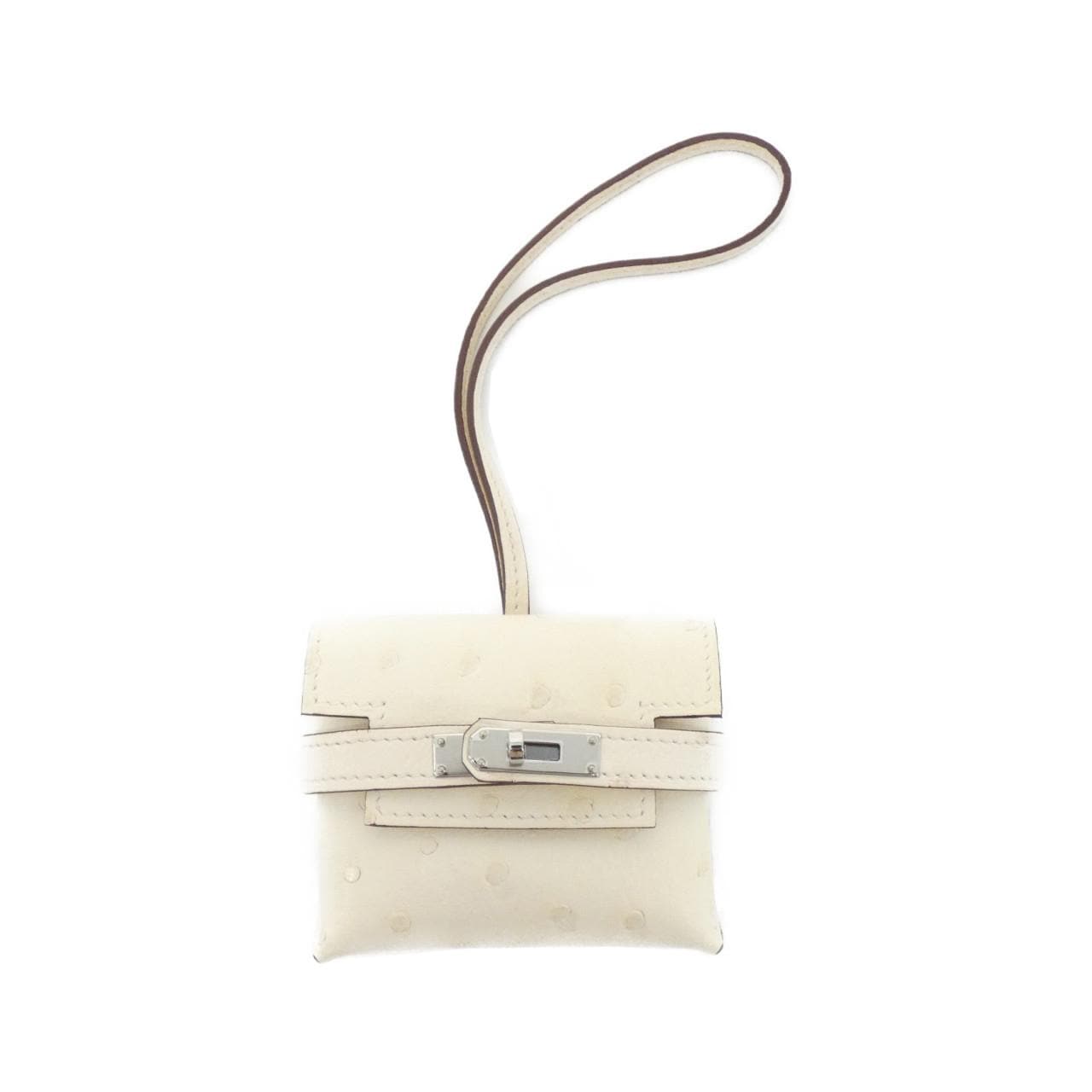 HERMES Kelly 銀包 鴕鳥皮
