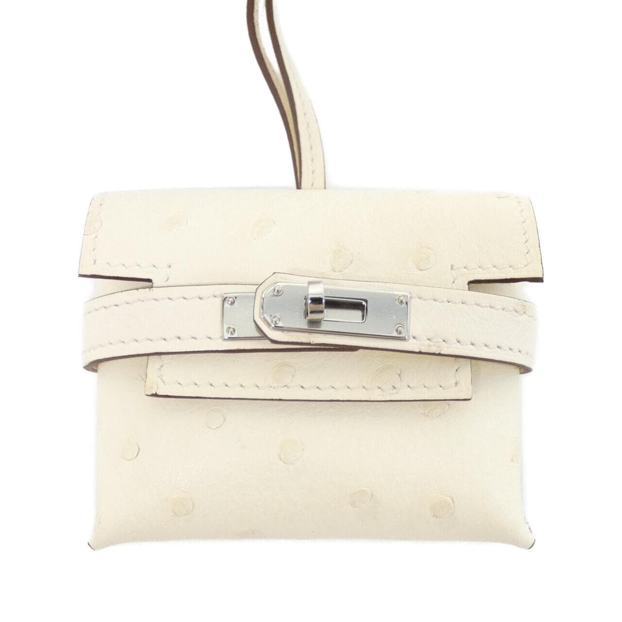 HERMES Kelly 銀包 鴕鳥皮 2