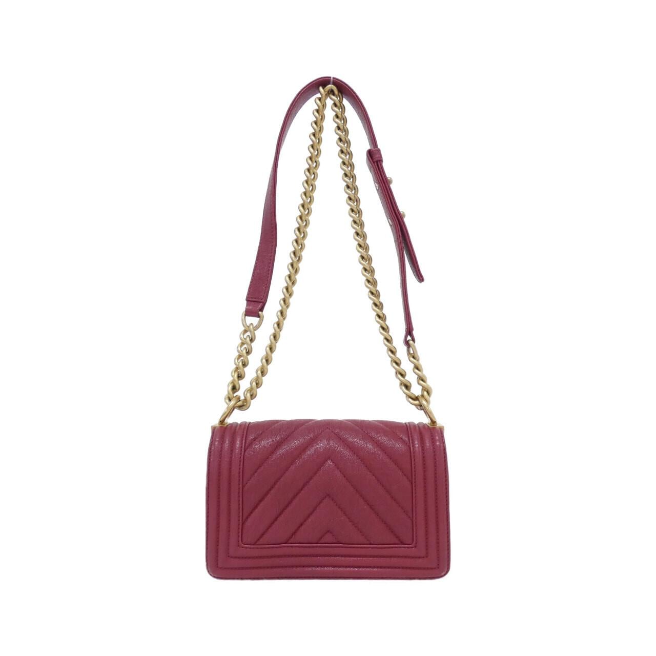 CHANEL Boy Chanel 67085 Shoulder Grained Calfskin 2