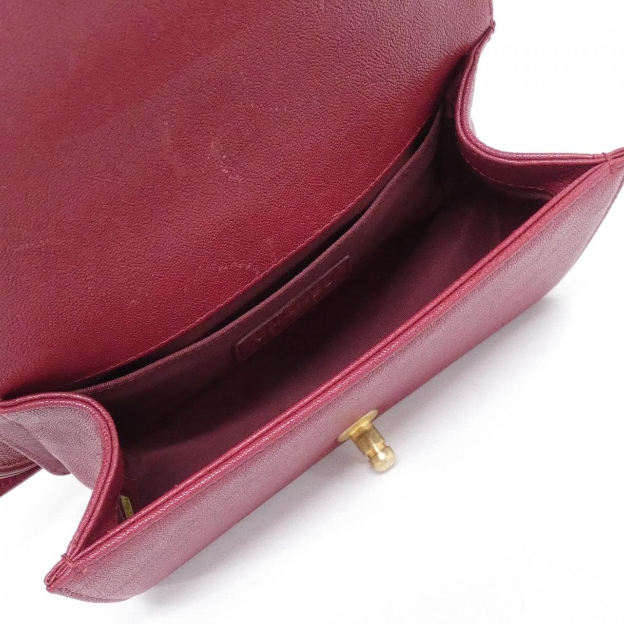 CHANEL Boy Chanel 67085 Shoulder Grained Calfskin 8