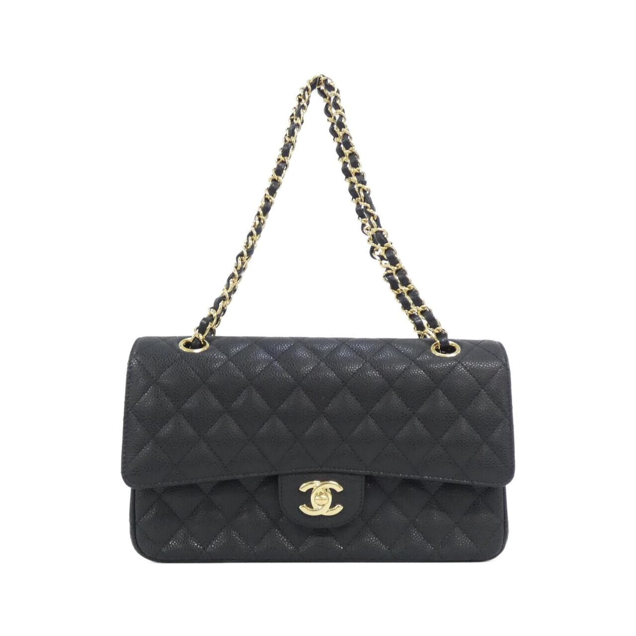 CHANEL Matelasse 1112 Shoulder Grained Calfskin