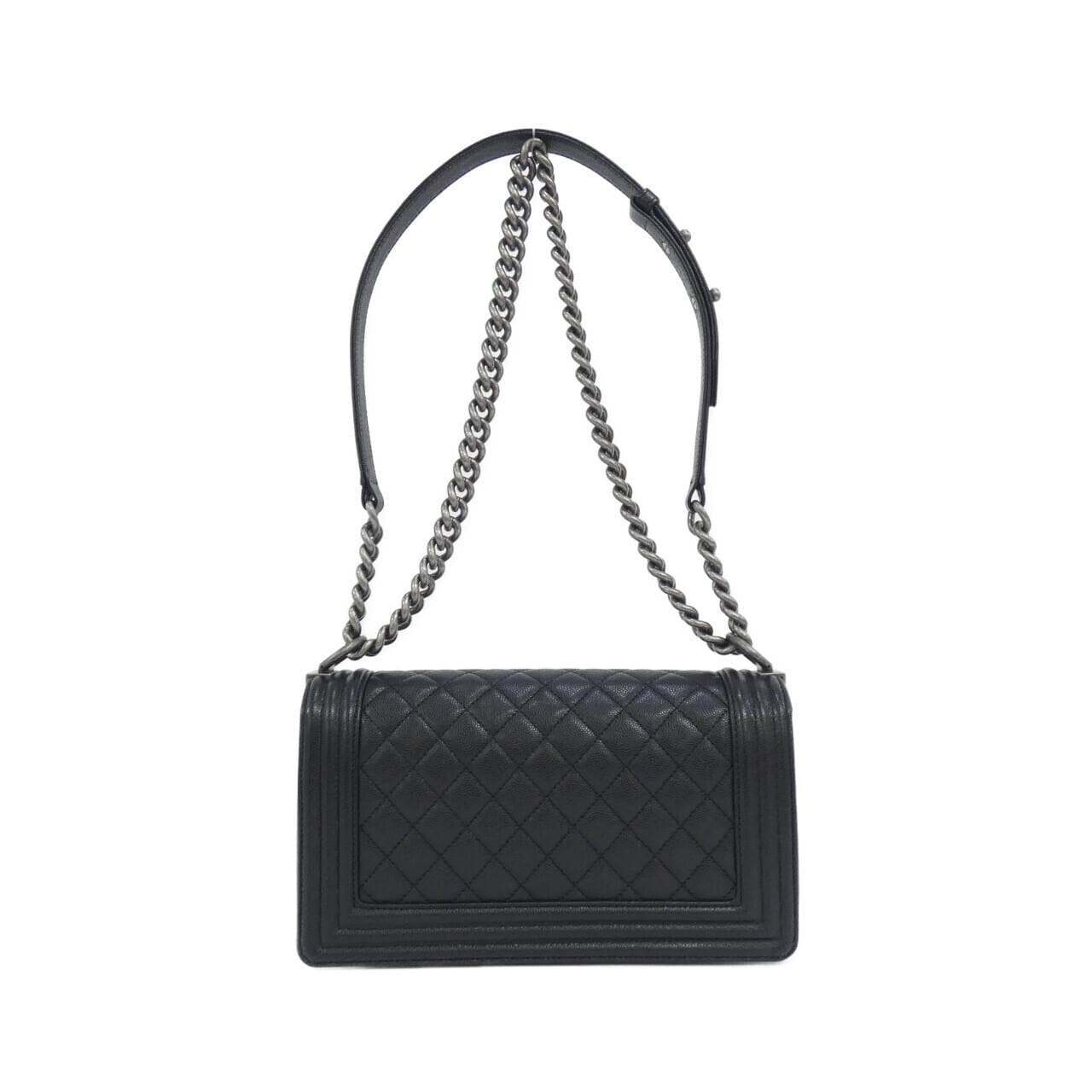 CHANEL Boy Chanel 67086 Shoulder Grained Calfskin 2