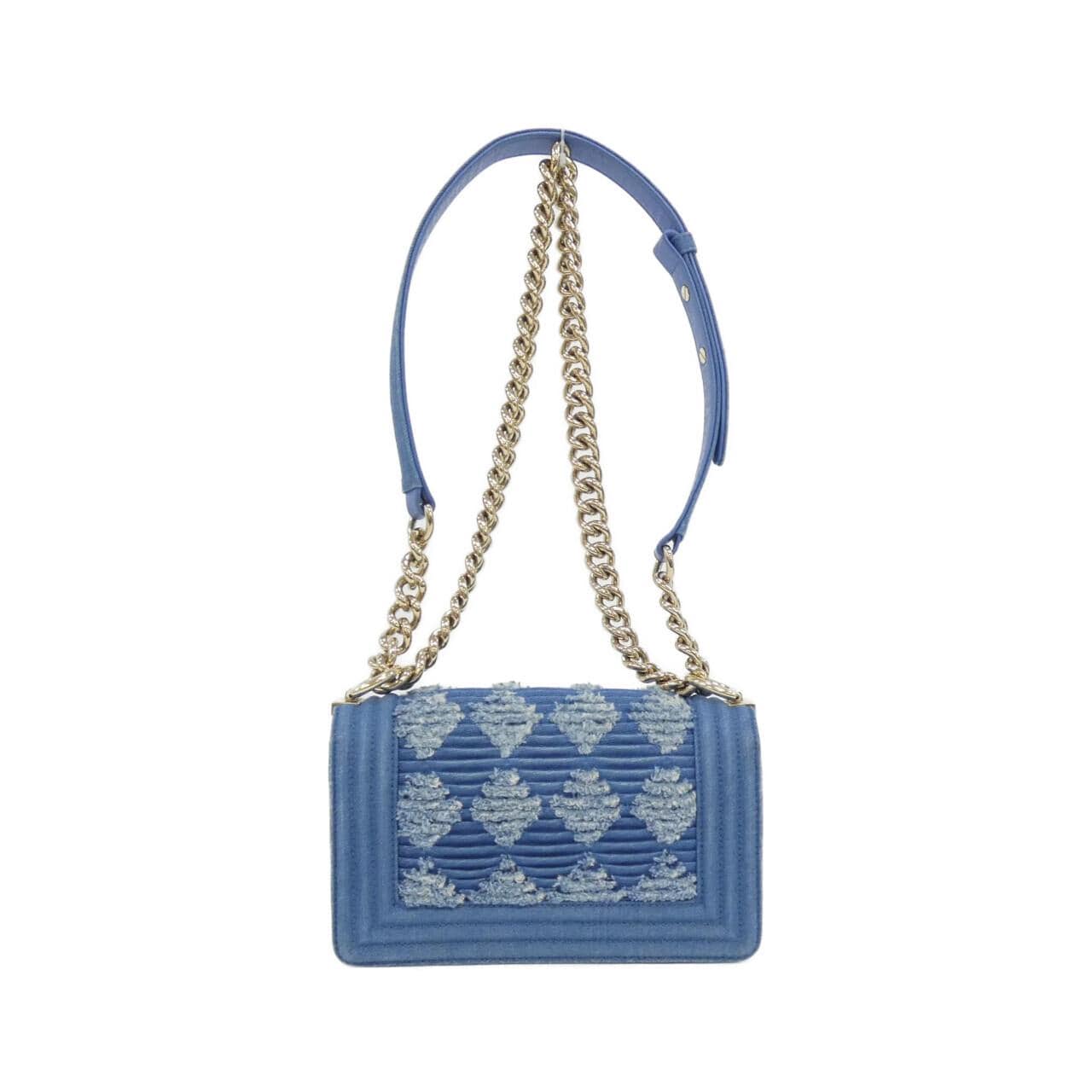 CHANEL Boy Chanel 67085 肩背包 牛仔布 2