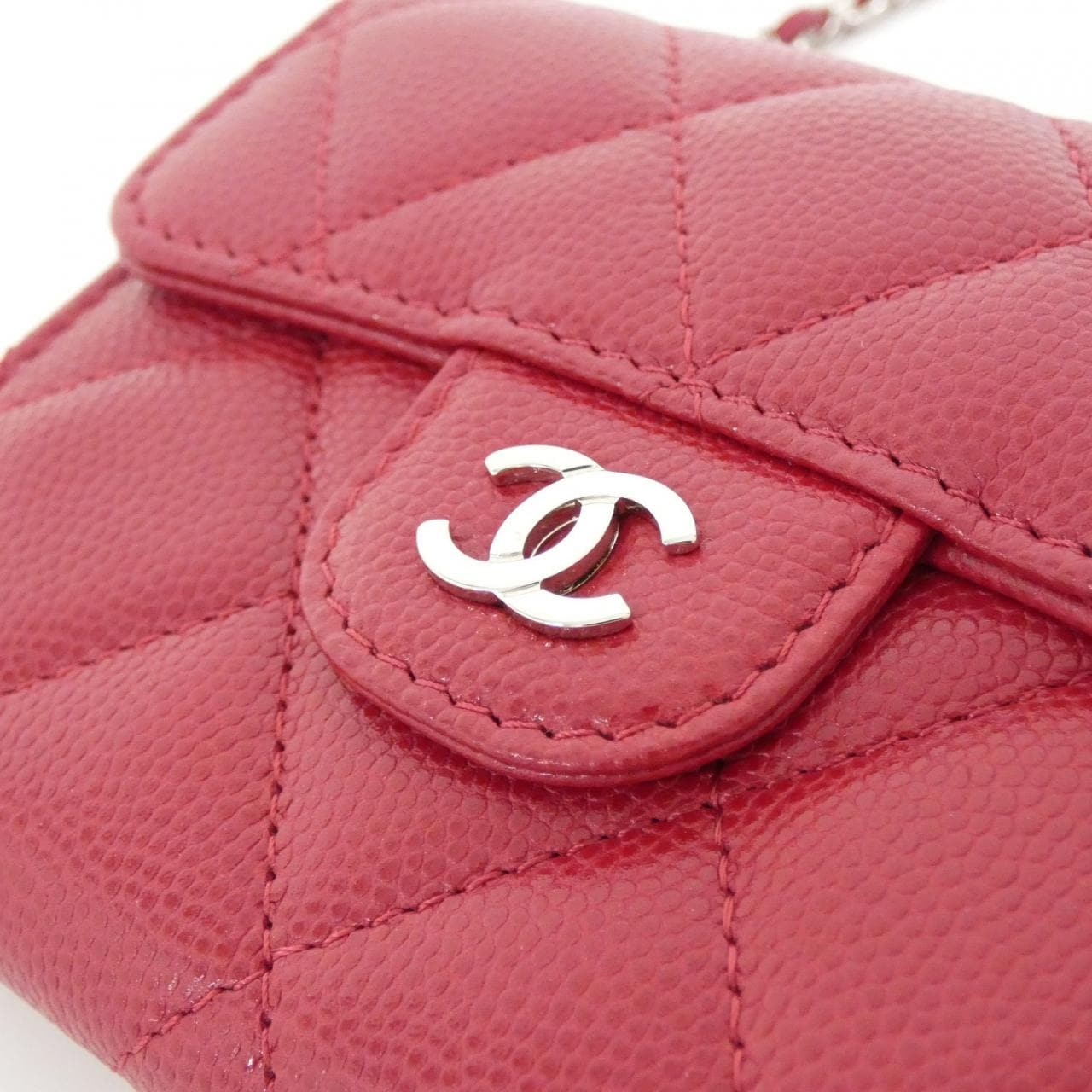 CHANEL Timeless Classic 81465 銀包 荔枝紋牛皮 4