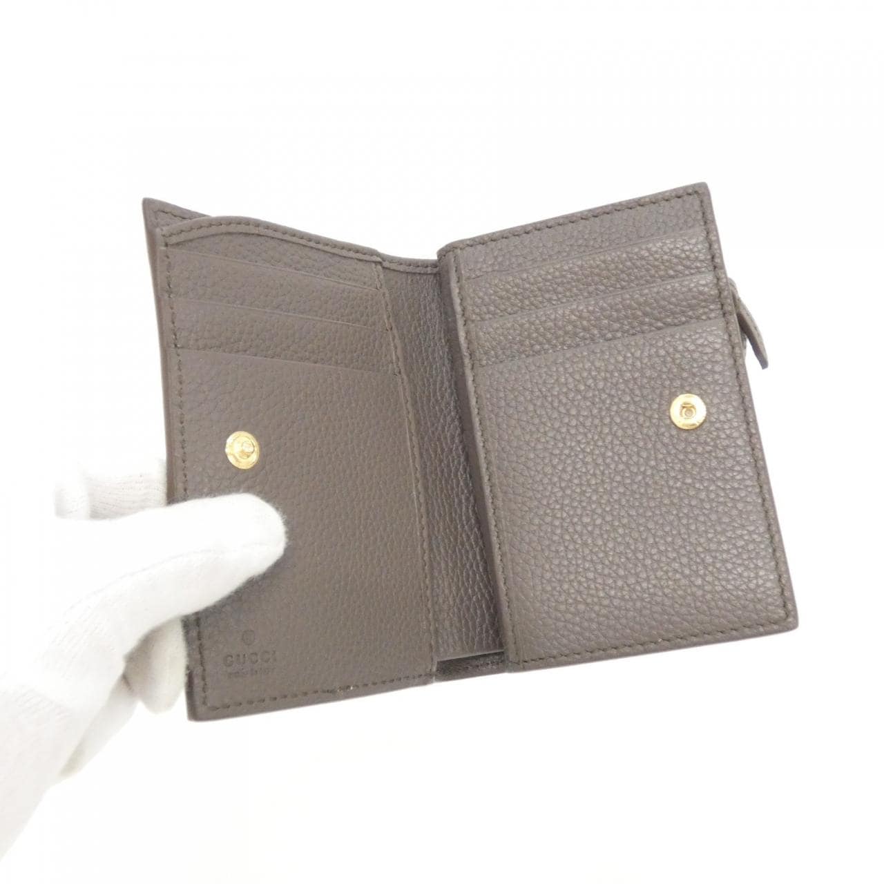 GUCCI 772738 AAGUL 銀包 帆布 5