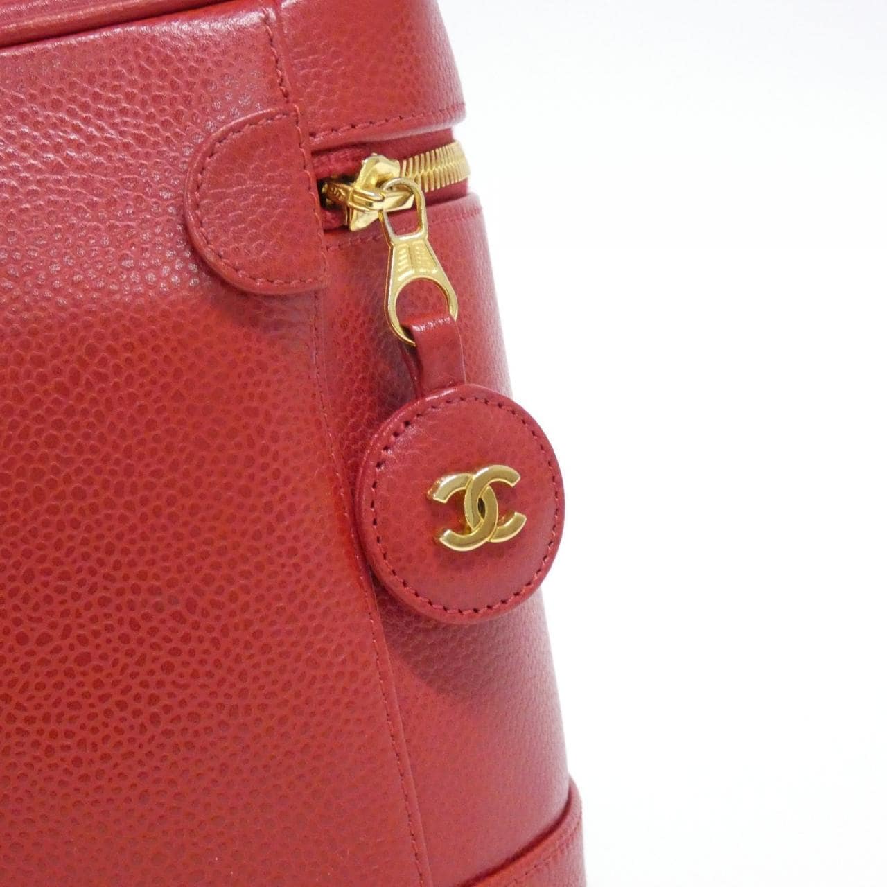 CHANEL 1998 Handbag Grained Calfskin 5