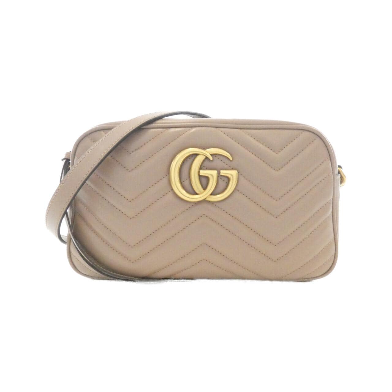 GUCCI GG Marmont 447632 DTD1T Shoulder Leather