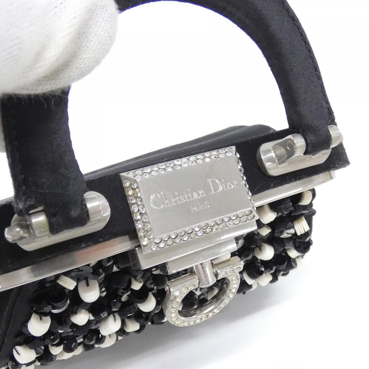 DIOR Handbag Satin 5