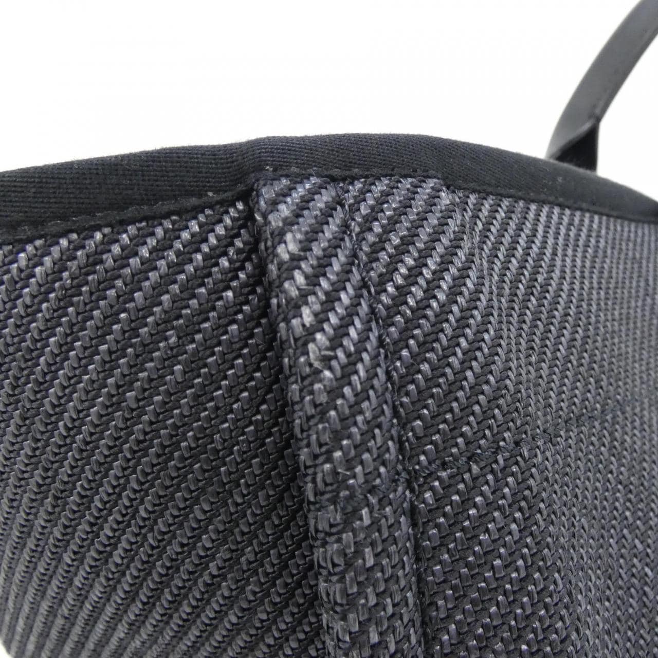 CHANEL Deauville 93786 Handbag Canvas 4