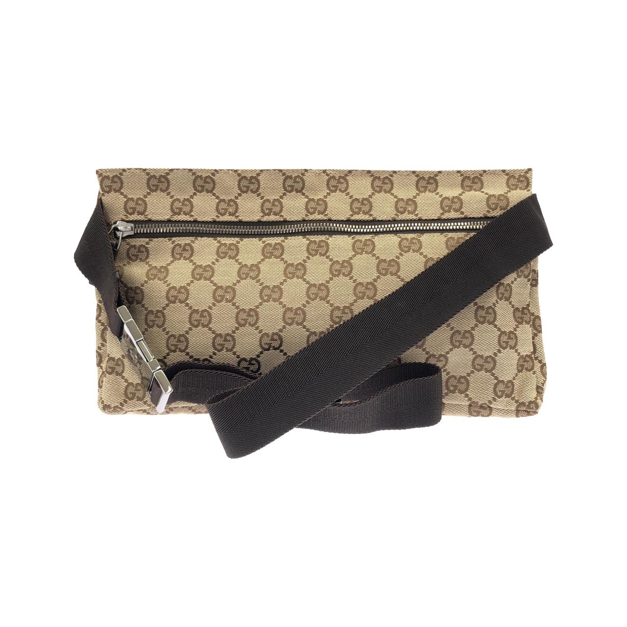 GUCCI 28566 腰包 帆布 2