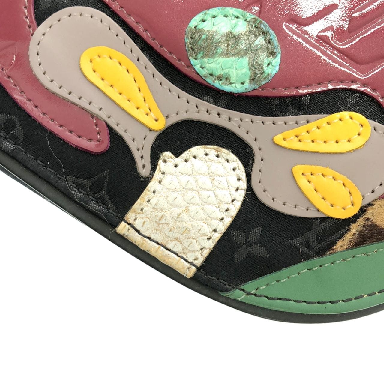 LOUIS VUITTON Musette M92273 Shoulder Patent Leather 4