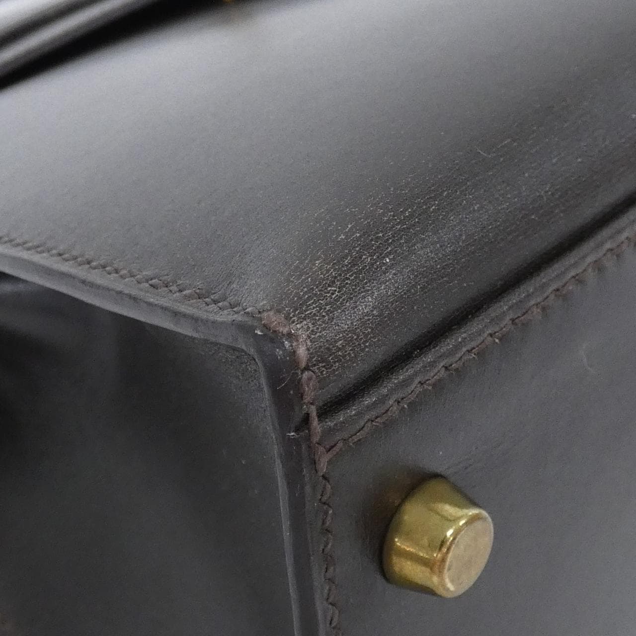HERMES Kelly 001848CC 手提包 Box Calf 3