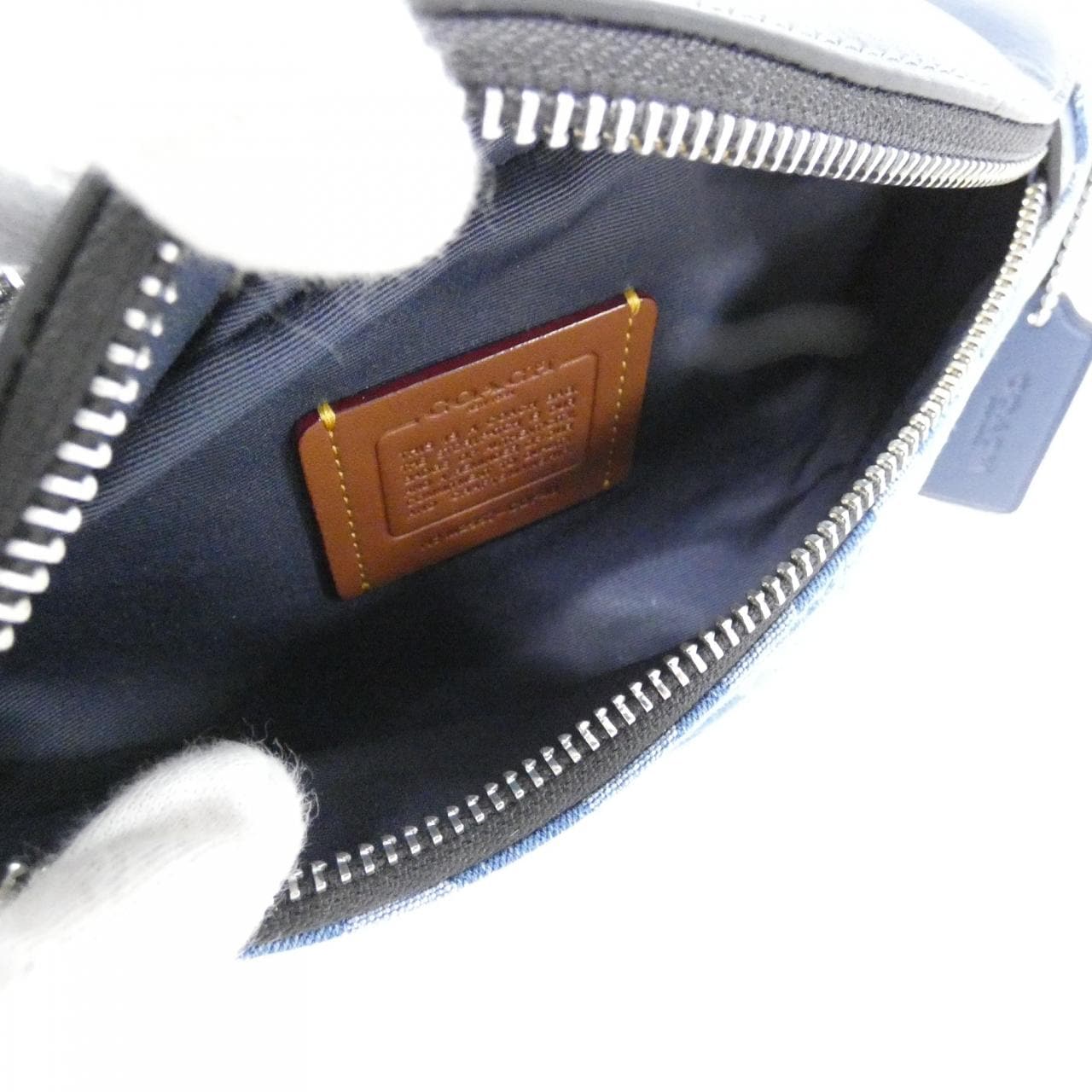 COACH CDF48 腰包 牛仔布 5