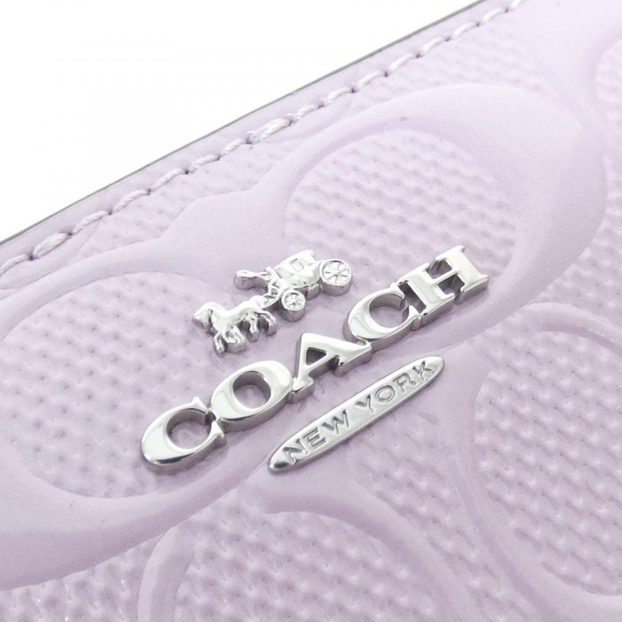 COACH CDF21 銀包 漆皮 4