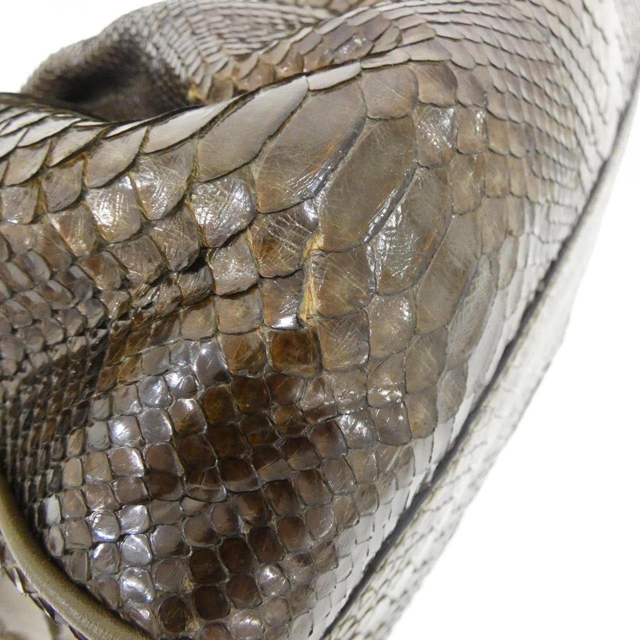 GUCCI 211944 Handbag Python 4