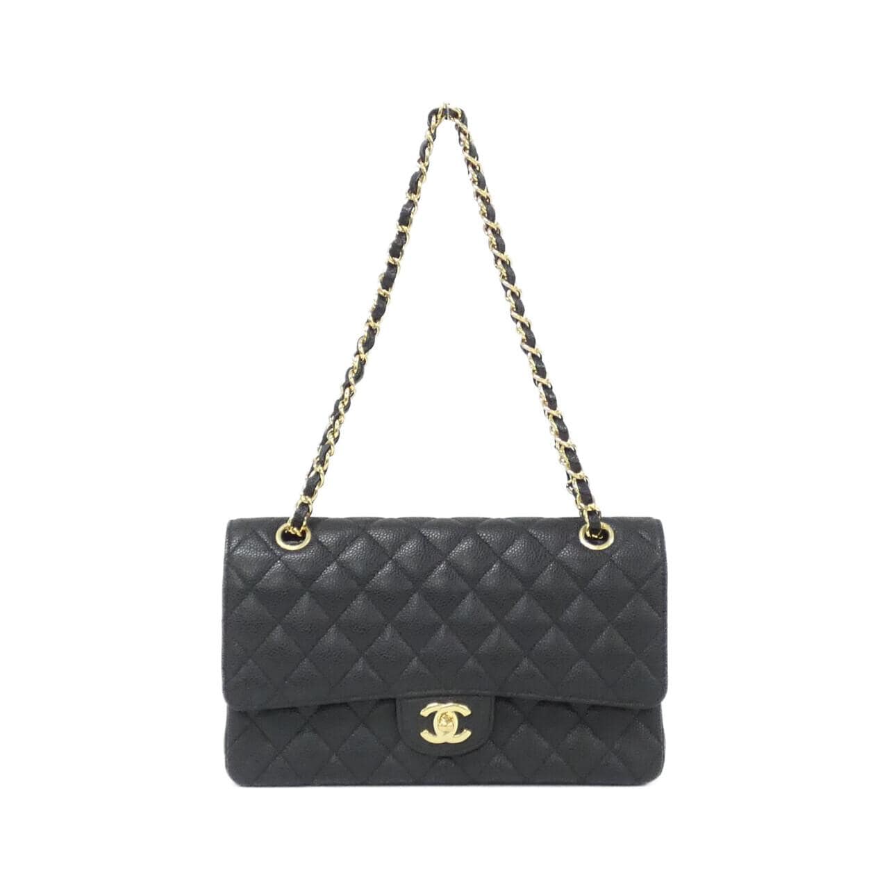 CHANEL Matelasse 1112 Shoulder Grained Calfskin