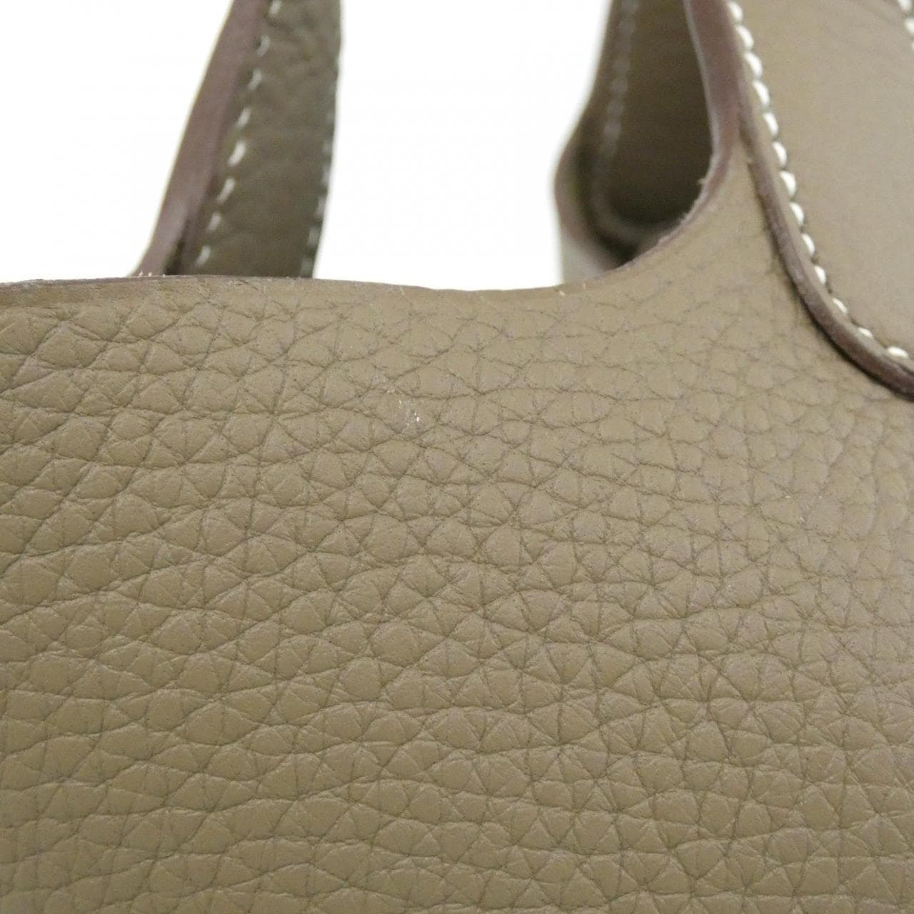 HERMES Picotin 056289CK Handbag Clemence 4