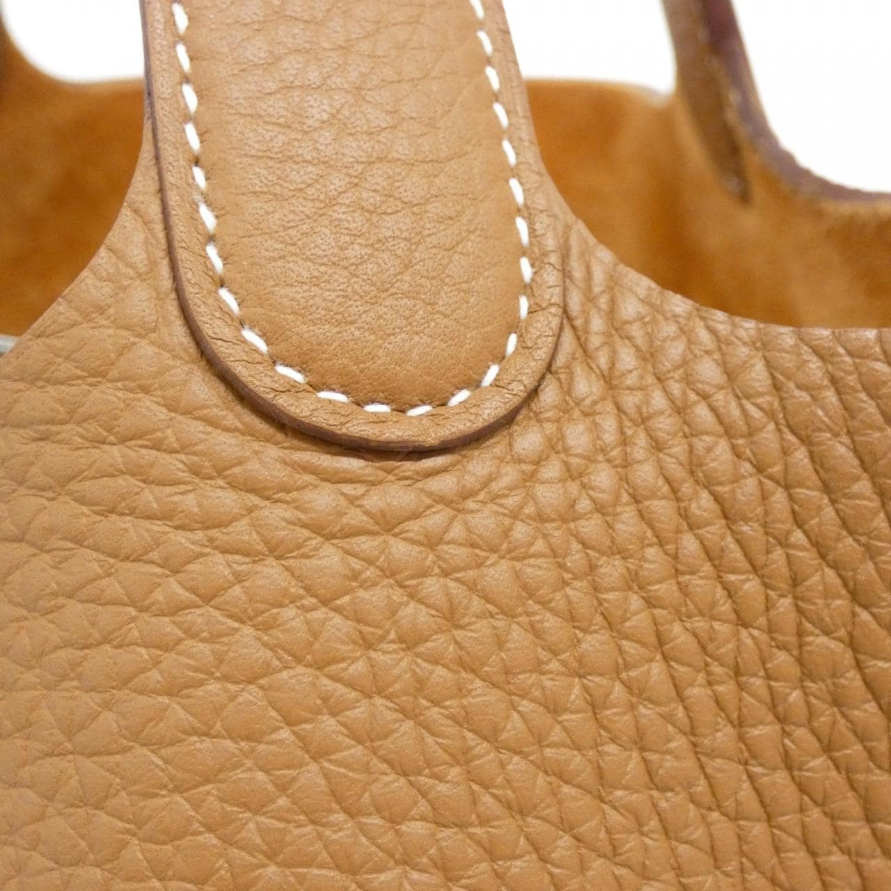 HERMES Picotin 060991CK Handbag Clemence 4