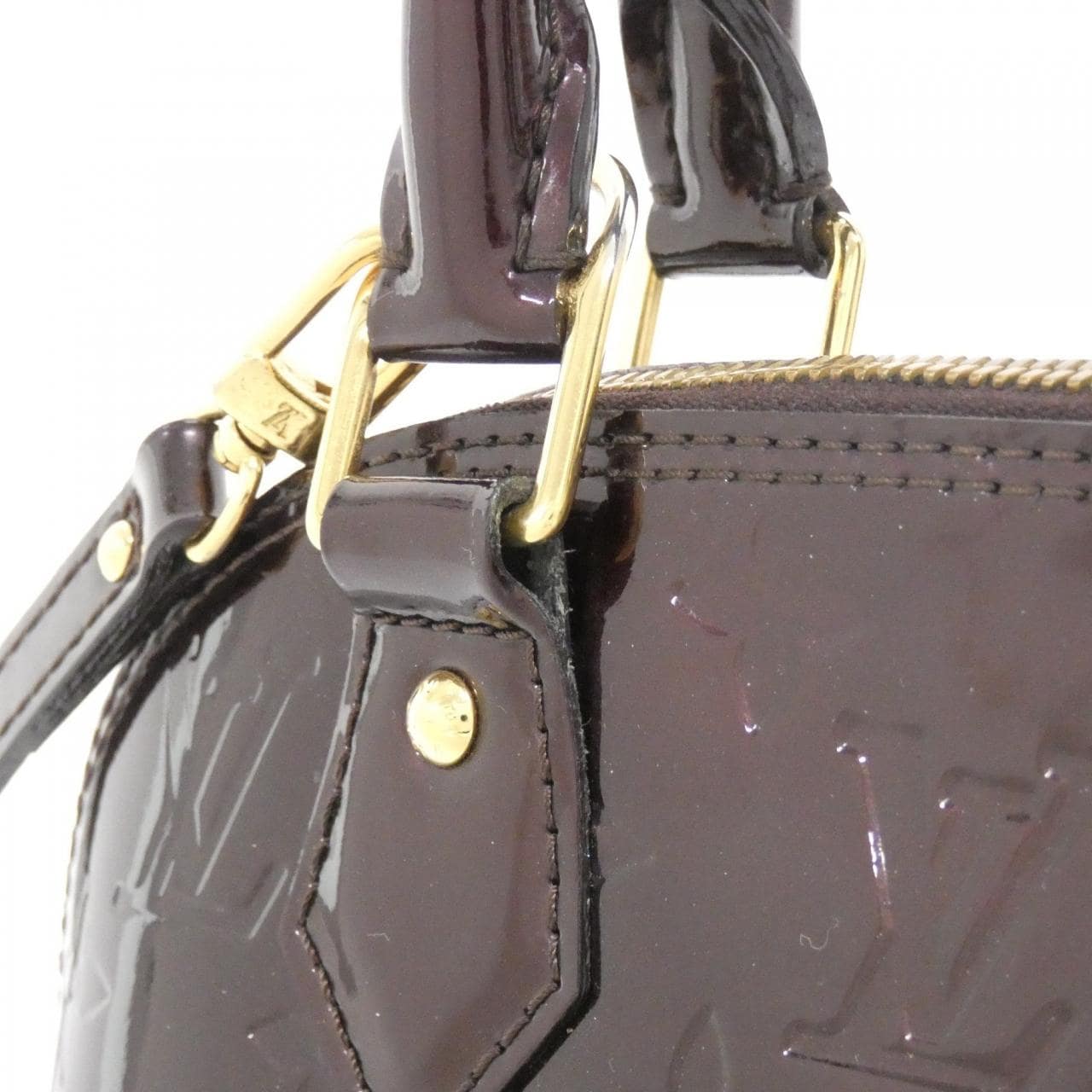 LOUIS VUITTON Alma M91678 Handbag Vernis 5