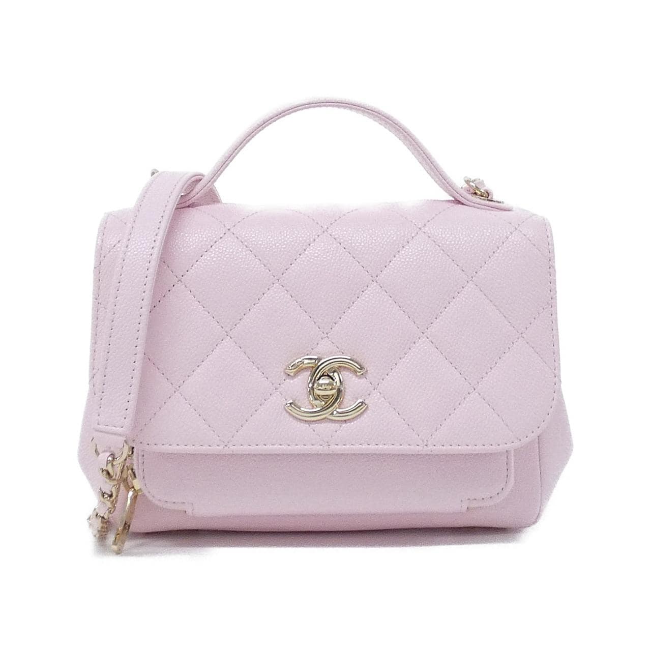 CHANEL 93749 Handbag Grained Calfskin