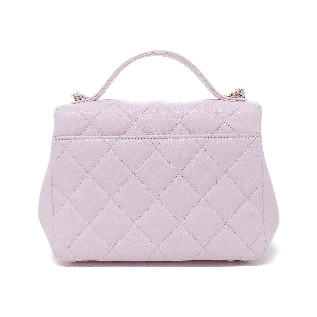 CHANEL 93749 Handbag Grained Calfskin 2